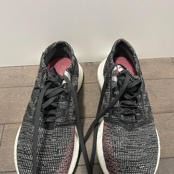 Adidas Women's Pure Boost Go Running Shoes - Carbon Grey (Size 6) - Picture 2 of 5